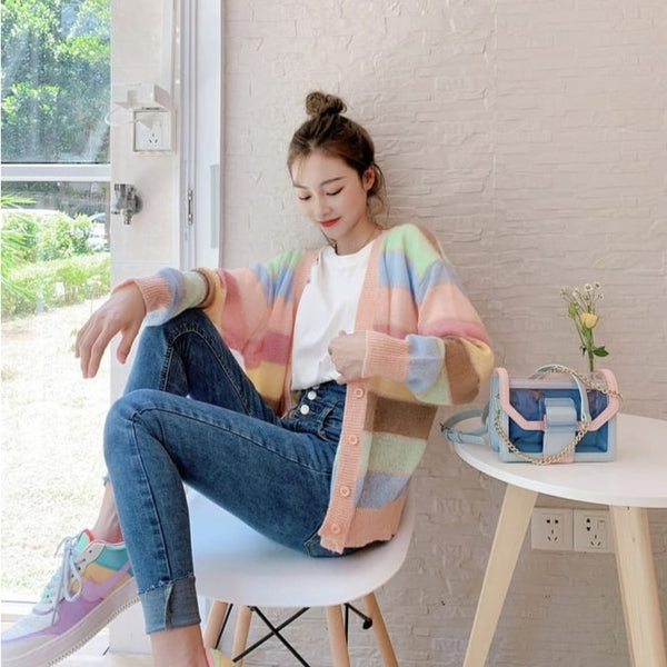 [PO] Kate Rainbow Mini Me Jumper/ Cardigan