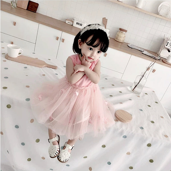 Hannah Flamingo Tulle Dress