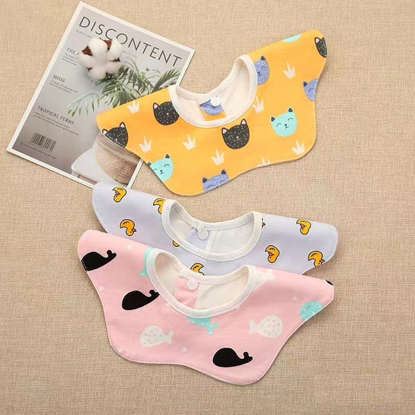 [PO] Baby 360 Degree Drool Absorbent Bib (5 Designs)