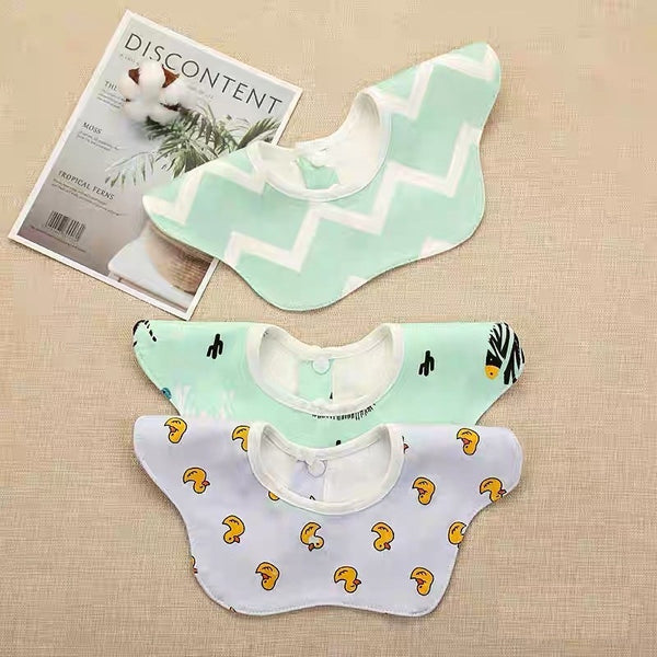 [PO] Baby 360 Degree Drool Absorbent Bib (5 Designs)