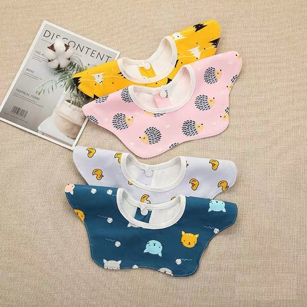 [PO] Baby 360 Degree Drool Absorbent Bib (5 Designs)