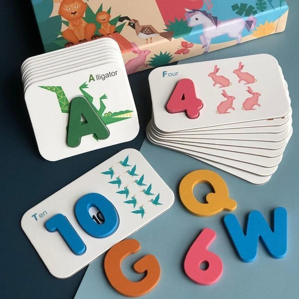 [PO] Alphabets & Numbers Match and Learn Cards