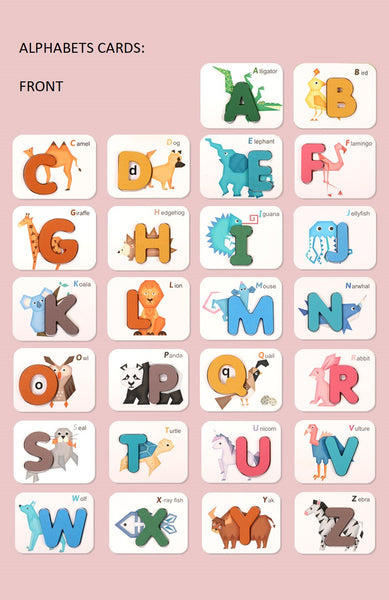 [PO] Alphabets & Numbers Match and Learn Cards