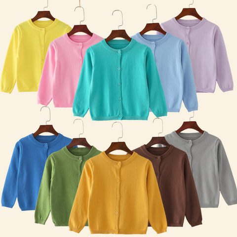 [PO] Basic Button Front Cotton Cardigan (12 Colours)