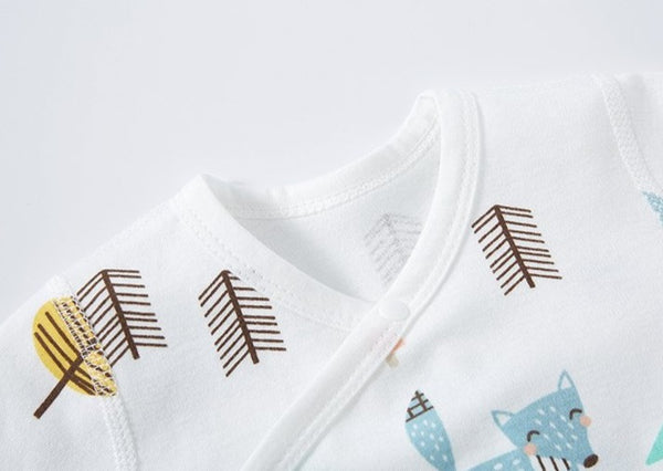 Peaceful Woods Kimono Cotton Bodysuit
