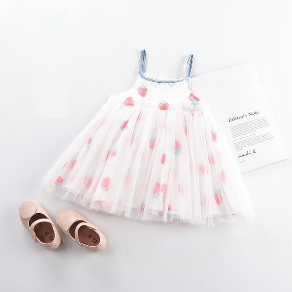 Anastasia Strawberry Tulle Dress