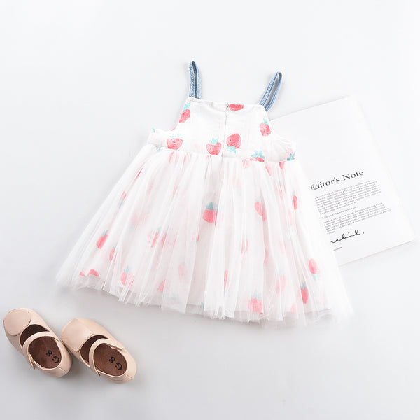 Anastasia Strawberry Tulle Dress