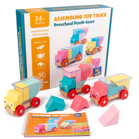 [PO] Assembling Toy Truck Puzzle Game