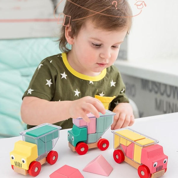 [PO] Assembling Toy Truck Puzzle Game