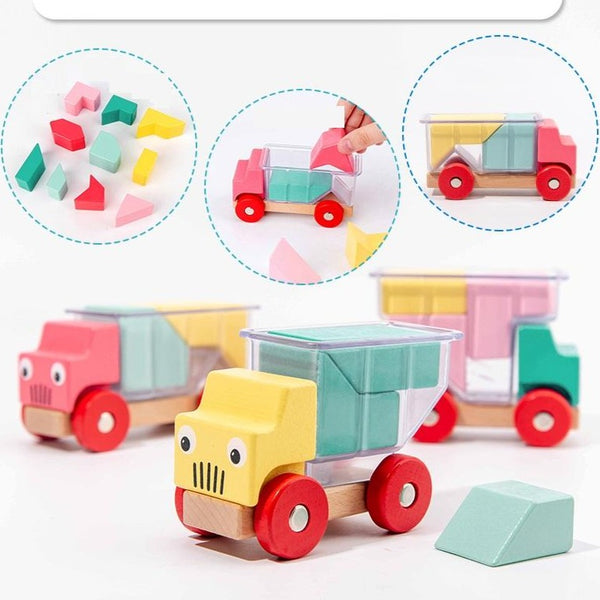 [PO] Assembling Toy Truck Puzzle Game